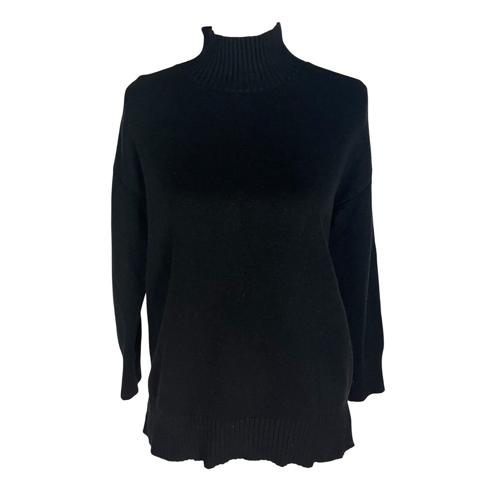 Magaschoni Women Size SP Black Pullover Sweater Women's Viscose Blend